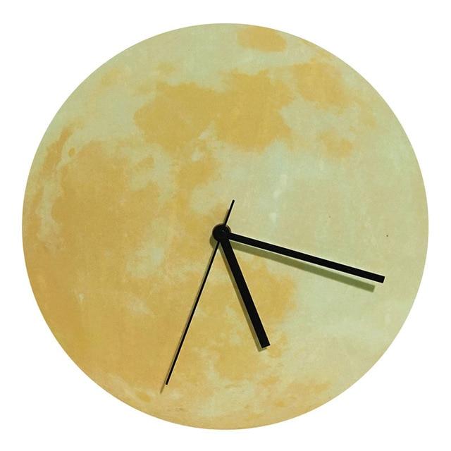 Moon Glow In The Dark Clock