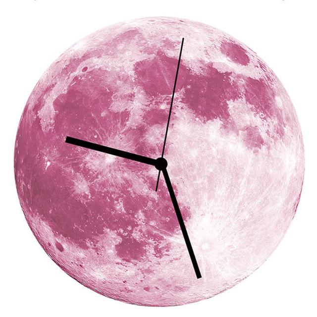 Moon Glow In The Dark Clock