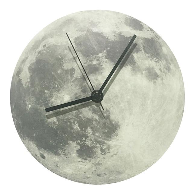 Moon Glow In The Dark Clock