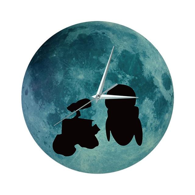 Moon Glow In The Dark Clock