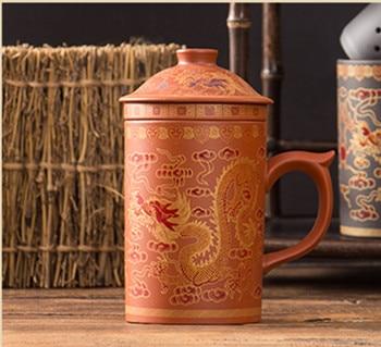 Oriental Ceramic Tea Mug Infuser