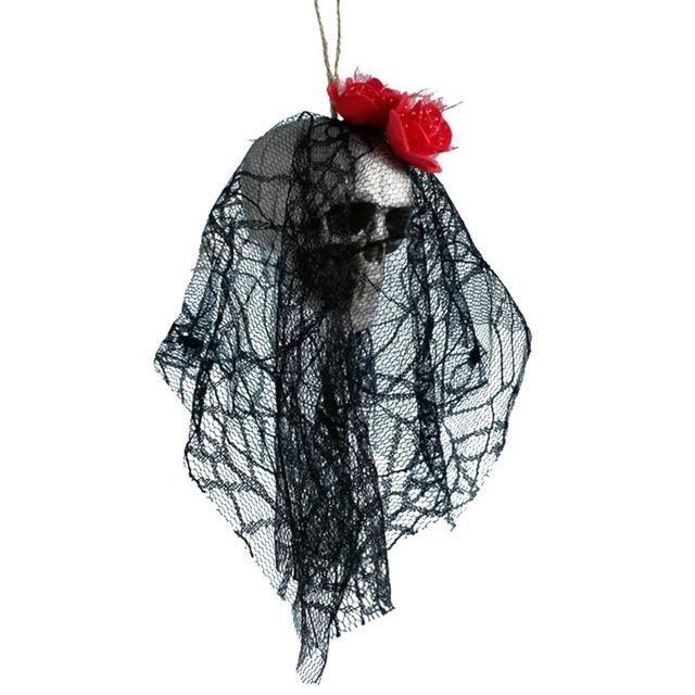Skull Bride Halloween Decoration