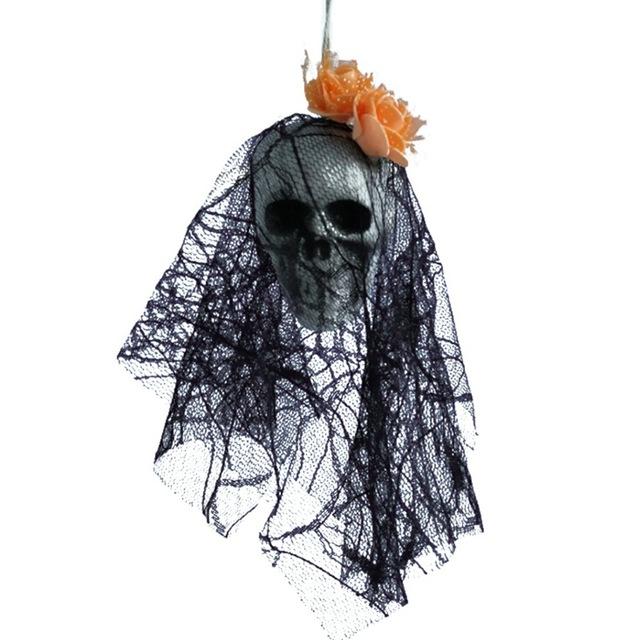 Skull Bride Halloween Decoration
