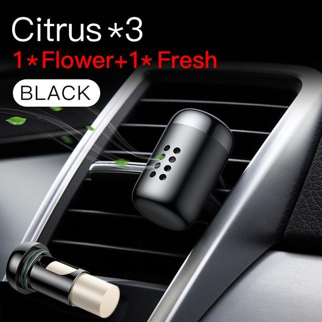 Aromatherapy Car Air Freshener In Matte Aluminium