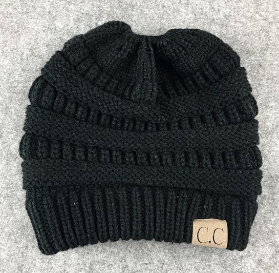 Ponytail Beanie Cap For Women