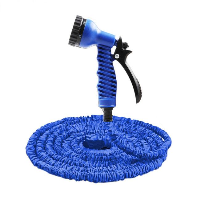 25-200ft Expandable Garden Hose With 7-Mode Spray Gun
