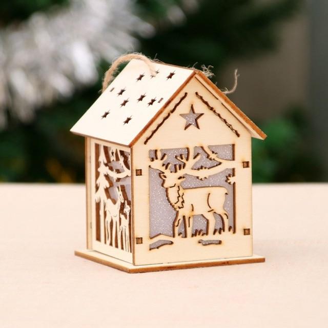 LED Christmas Tree Lights-Wooden House
