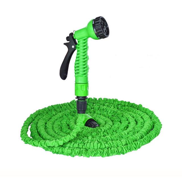 25-200ft Expandable Garden Hose With 7-Mode Spray Gun