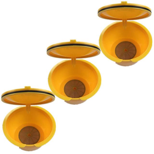 3Pcs Reusable Coffee Capsule Cup Filter Holder Compatible With Nescafe