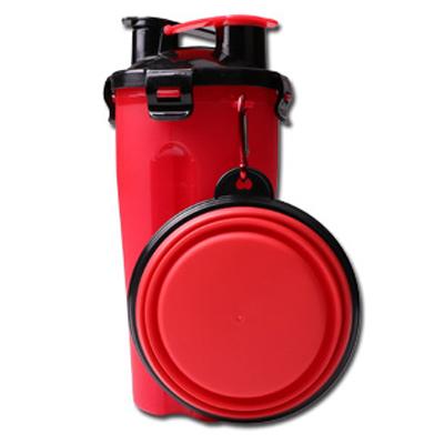 2-in-1 Dog Travel Bottle, Pet Feeder And Water Bowl
