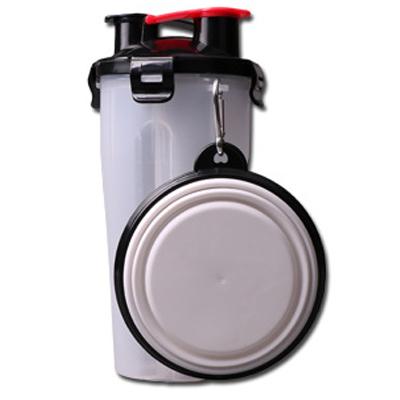 2-in-1 Dog Travel Bottle, Pet Feeder And Water Bowl