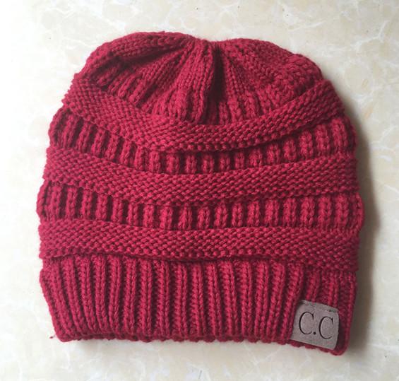 Ponytail Beanie Cap For Women