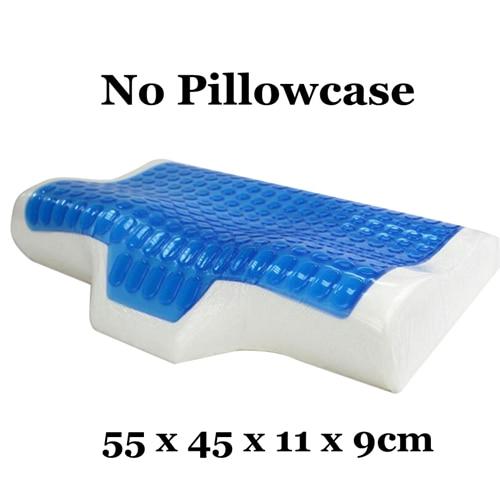 Silicone Gel, Memory Foam Orthopedic Pillow for Neck Pain