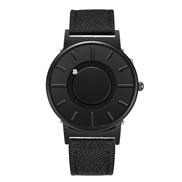 Magnetic ball clearance watch