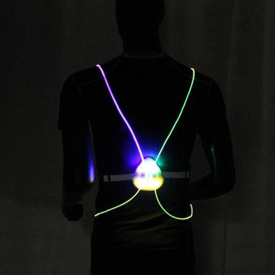 LED Reflective Vest For Night Running Or Cycling