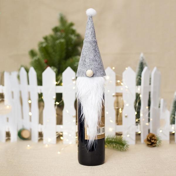 Christmas Wine Bottle Decorations-Bags & Hats
