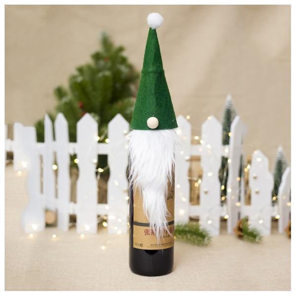Christmas Wine Bottle Decorations-Bags & Hats