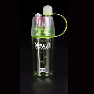 2-in-1 Drinking, Spray Sports Water Bottle
