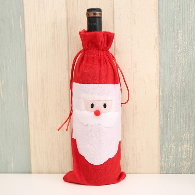 Christmas Wine Bottle Decorations-Bags & Hats