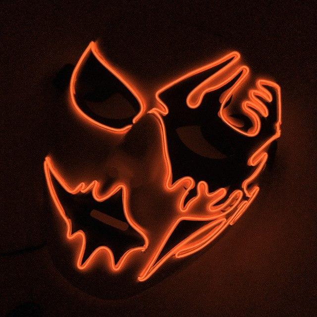 Hand-Painted Illuminating Halloween Masks