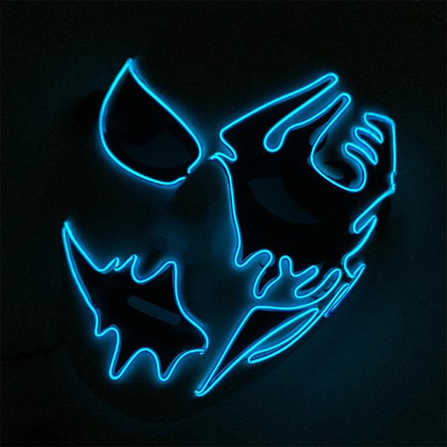 Hand-Painted Illuminating Halloween Masks